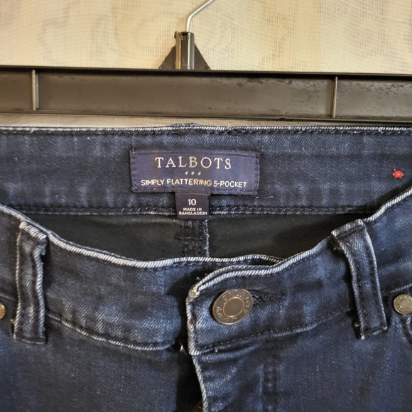 Talbots Women's Straight Leg Jeans Size 10 - Picture 4 of 11